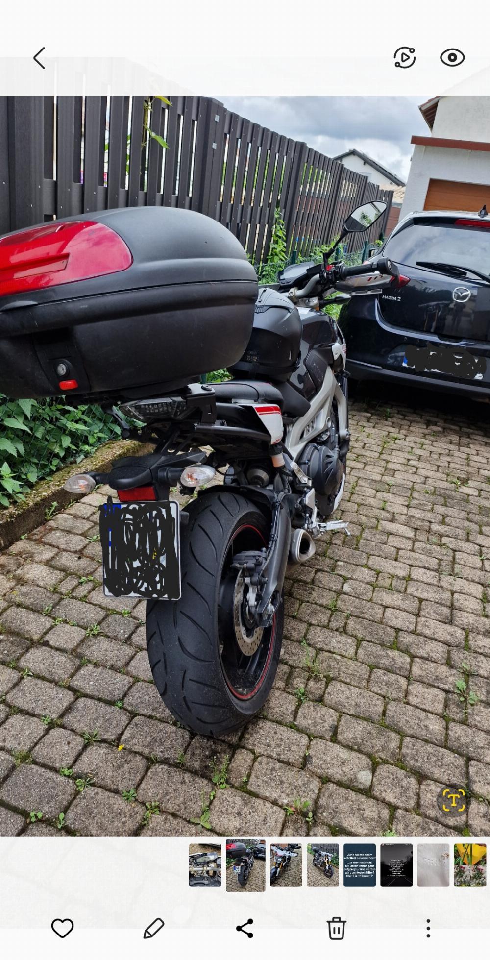 Motorrad verkaufen Yamaha MT 09  Ankauf